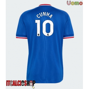 Manchester United Matheus Cunha #10 Seconda Maglia 2026-27 Manica Corta Manchester United Matheus Cunha #10 Seconda Maglia 2026-27 Manica Corta